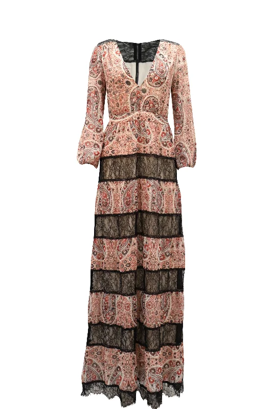 Exclusive Offers You’ll Love!Exclusive Offers You’ll Love!Alice + Olivia Darren Lace-Paneled Printed Maxi Dress in Multicolor Polyester Exclusive Offers You’ll Love!Exclusive Offers You’ll Love!Alice + Olivia Darren Lace-Paneled Printed Maxi Dress in Multicolor Polyester