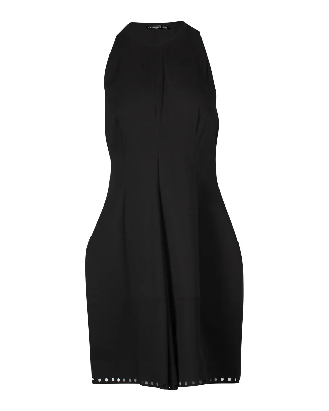 Shop Smart, Save Big!Shop Smart, Save Big!Balenciaga Halter Mini Dress in Black Silk