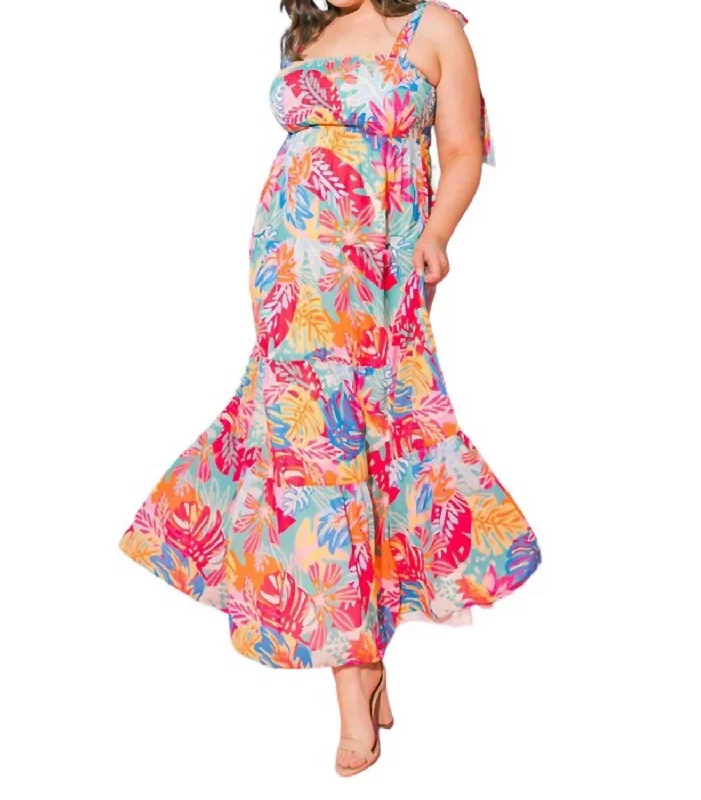 Time to Save Big!Time to Save Big!Beat The Heat Maxi Dress In Pink Blue