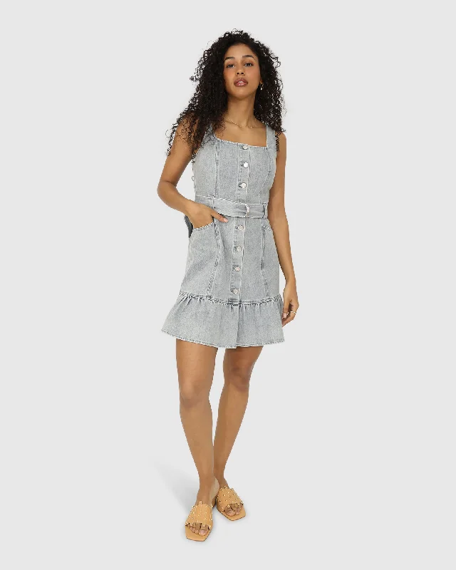 Get the Best for Less!Get the Best for Less!Belle&Bloom Reunite Denim Mini Dress