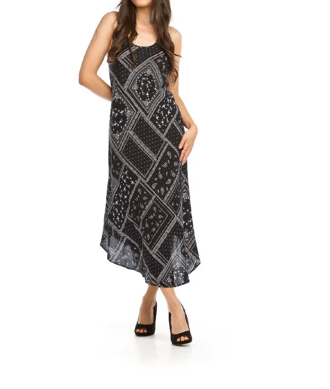 Hot Deals You Can’t Resist!Hot Deals You Can’t Resist!Brenna Bandana Print Maxi Dress In Black Hot Deals You Can’t Resist!Hot Deals You Can’t Resist!Brenna Bandana Print Maxi Dress In Black