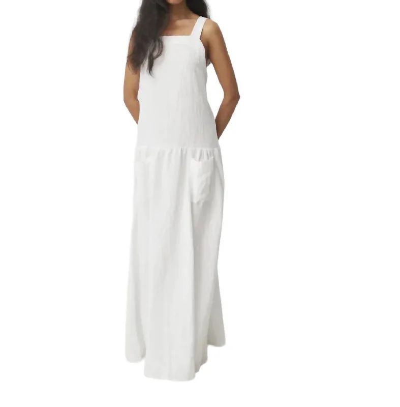 Seasonal Sale – Shop Now!Seasonal Sale – Shop Now!Cross Back Maxi Dress In White
