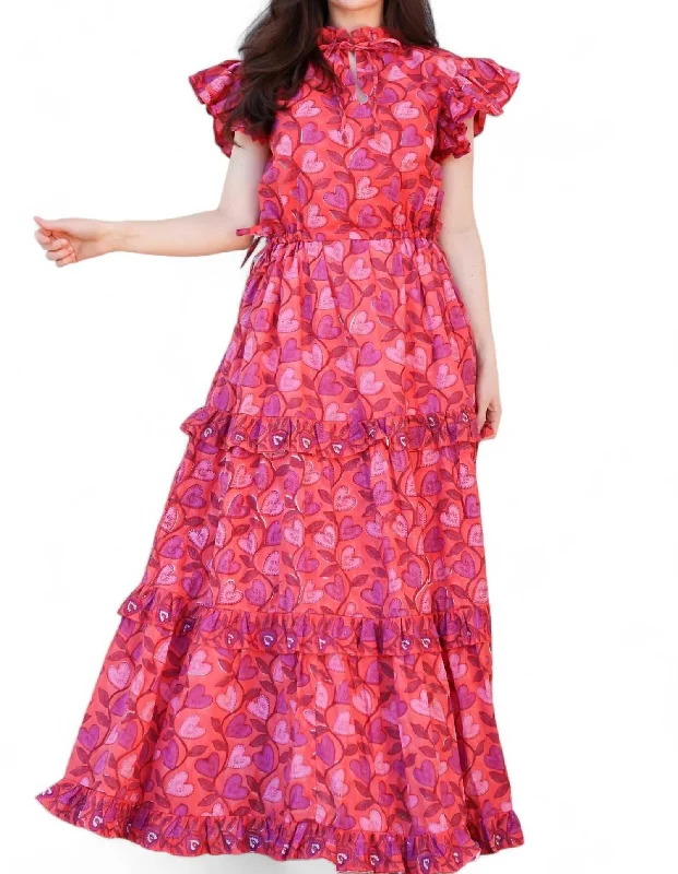 Buy More, Pay Less!Buy More, Pay Less!Eleanor Cotton Maxi Dress In Redwood