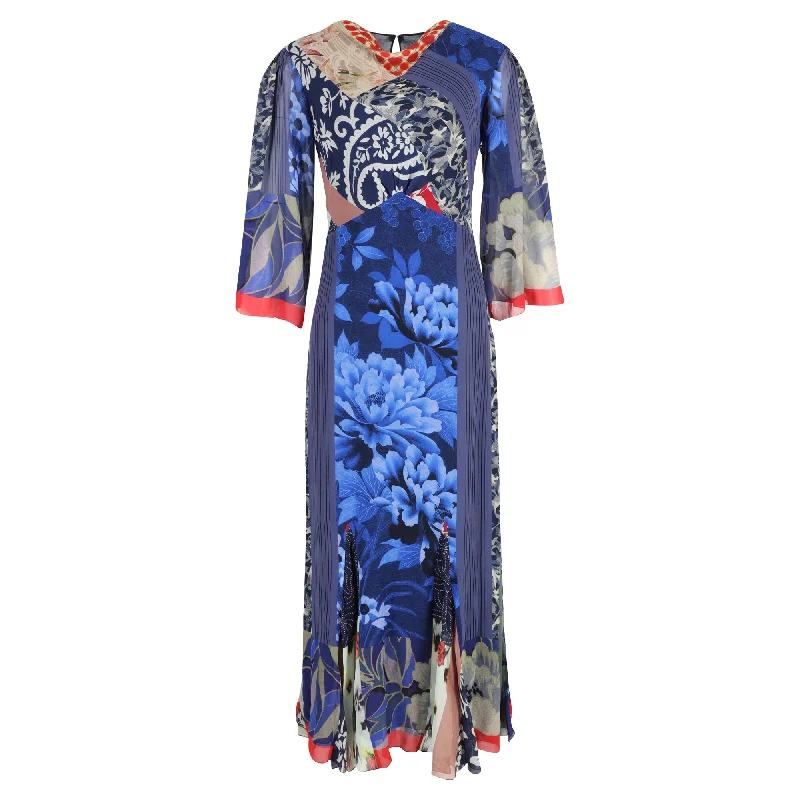 Act Fast – Limited Time Savings!Act Fast – Limited Time Savings!Etro Patchwork Maxi Dress in Multicolor Silk Act Fast – Limited Time Savings!Act Fast – Limited Time Savings!Etro Patchwork Maxi Dress in Multicolor Silk