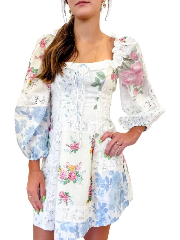 Save More Than Ever!Save More Than Ever!Evelina Mini Dress In White