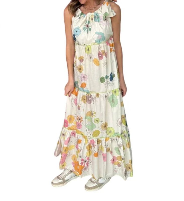 Price Drop Alert!Price Drop Alert!Floral Maxi Dress In Cape Town Print