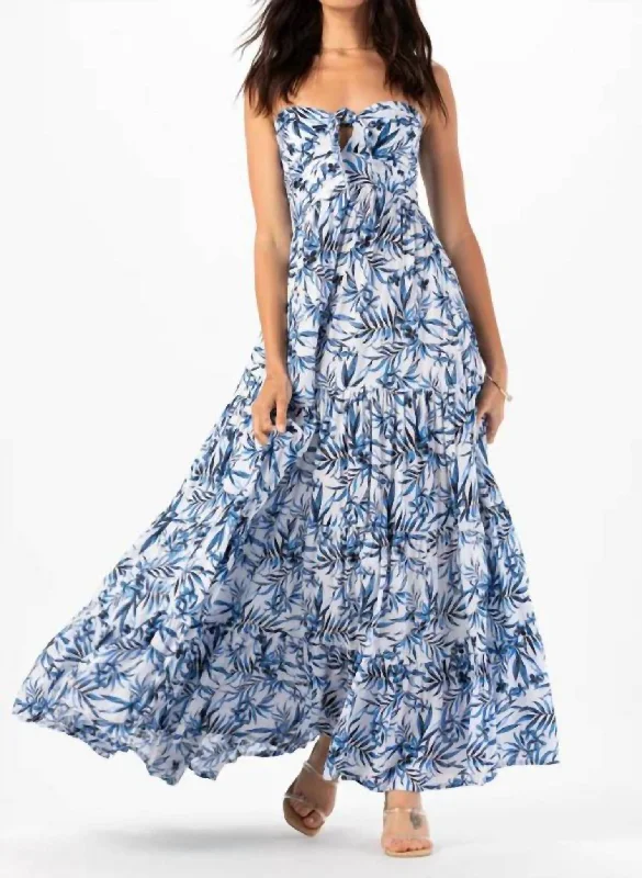 More Discounts, More Joy!More Discounts, More Joy!Gardenia Maxi Dress In Huahine Royal Blue Print More Discounts, More Joy!More Discounts, More Joy!Gardenia Maxi Dress In Huahine Royal Blue Print