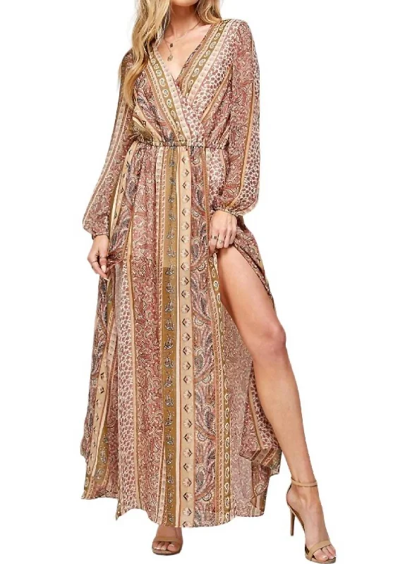 Top DealsTop DealsIn Awe Maxi Dress In Multicolor