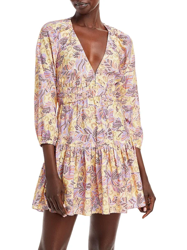 Bigger Savings, Better Shopping!Bigger Savings, Better Shopping!Isla Womens V-Neck Long Sleeve Mini Dress Bigger Savings, Better Shopping!Bigger Savings, Better Shopping!Isla Womens V-Neck Long Sleeve Mini Dress