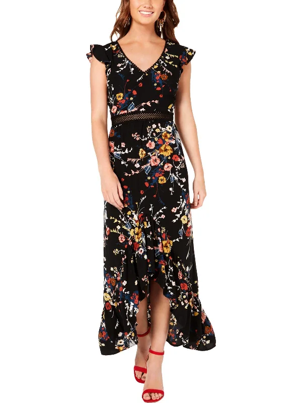 Best Deals Just for You!Best Deals Just for You!Juniors Womens Floral Open Back Maxi Dress
