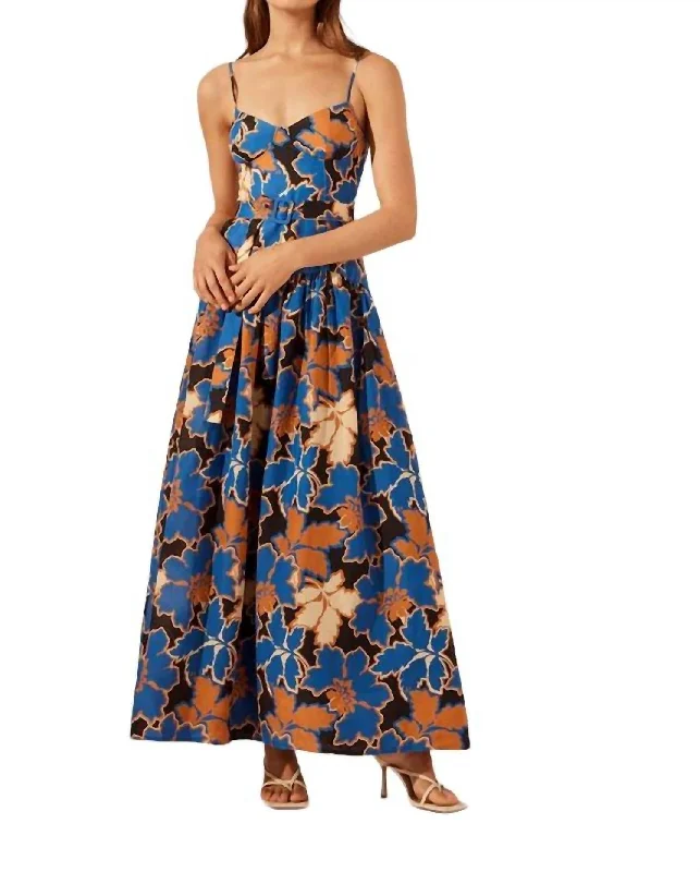 Your Best Deals Are Here!Your Best Deals Are Here!Karla Panelled Bustier Maxi Dress In Strong Blue/multi Your Best Deals Are Here!Your Best Deals Are Here!Karla Panelled Bustier Maxi Dress In Strong Blue/multi