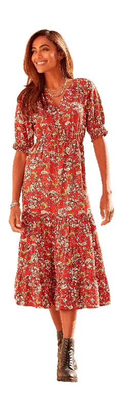 Your Dream Deal is Here!Your Dream Deal is Here!LASCANA Paisley V-Neck Maxi Dress