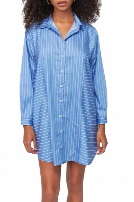Save More When You Shop More!Save More When You Shop More!Marni Oversized Button Up Mini Dress In Day Trader Save More When You Shop More!Save More When You Shop More!Marni Oversized Button Up Mini Dress In Day Trader