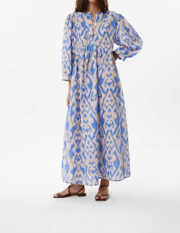Hurry, Sale Ends Soon!Hurry, Sale Ends Soon!Moreno Etel Maxi Dress In Ethnic Lavender Hurry, Sale Ends Soon!Hurry, Sale Ends Soon!Moreno Etel Maxi Dress In Ethnic Lavender