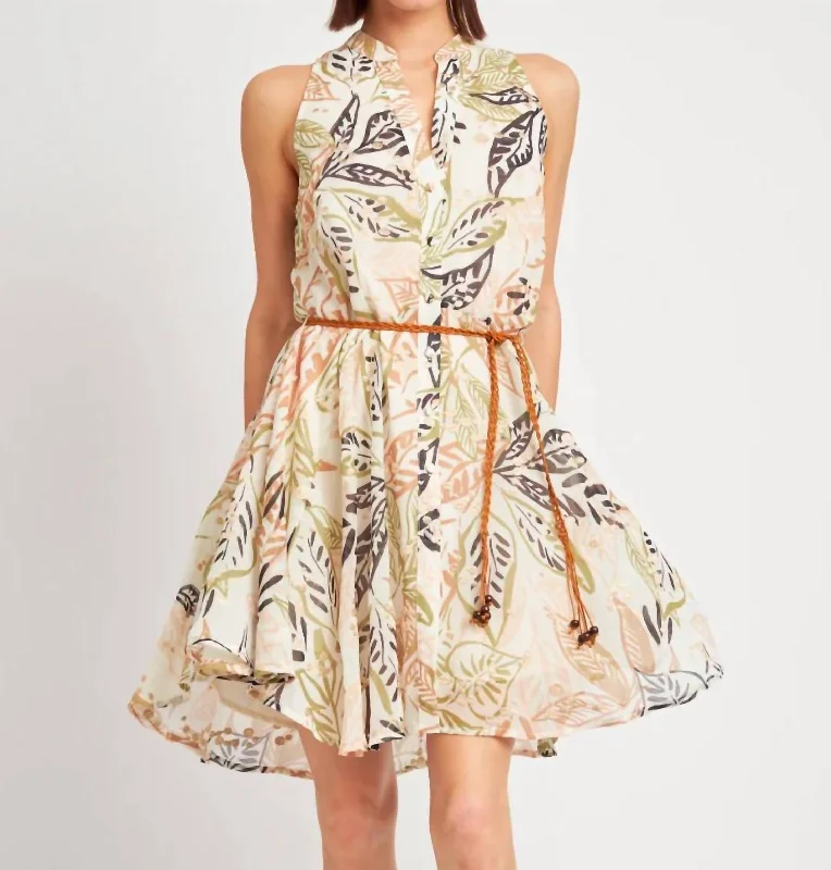 Lowest Prices Guaranteed!Lowest Prices Guaranteed!Nina Mini Dress In Khaki