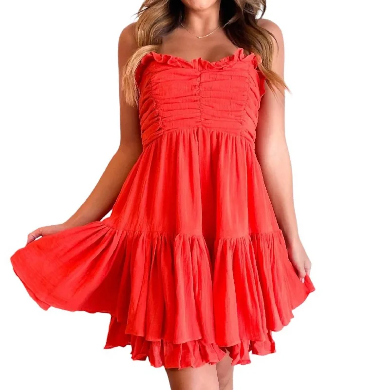 Shop Now and Save!Shop Now and Save!Olivia Mini Dress In Red