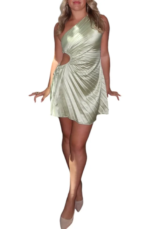 Time to Save Big!Time to Save Big!Perfect Day Mini Dress In Sage