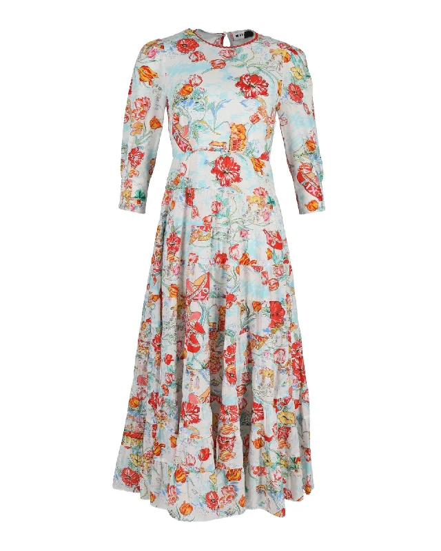 Snag the Best Prices Now!Snag the Best Prices Now!RIxo Kristen Tiered Ric Rac-Trimmed Maxi Dress In Floral Print Cotton Snag the Best Prices Now!Snag the Best Prices Now!RIxo Kristen Tiered Ric Rac-Trimmed Maxi Dress In Floral Print Cotton