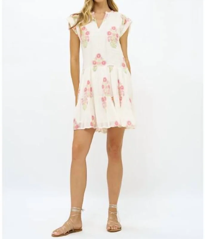 Your Discount is Waiting!Your Discount is Waiting!Roll Sleeve Mini Dress In Algarve Pink Your Discount is Waiting!Your Discount is Waiting!Roll Sleeve Mini Dress In Algarve Pink