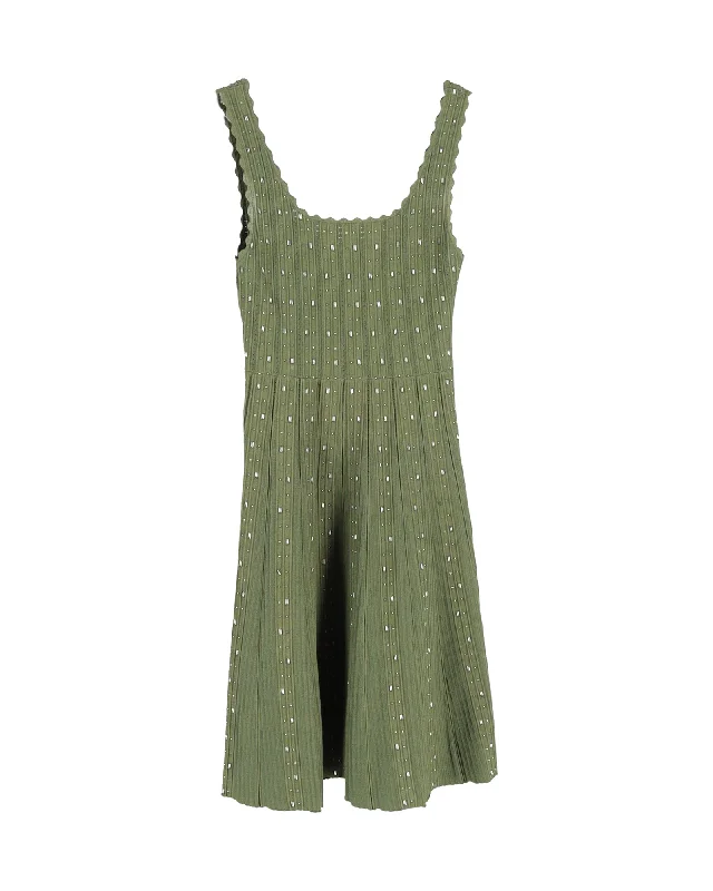 Don’t Wait – Deals Won’t Last!Don’t Wait – Deals Won’t Last!Sandro Paris Embellished Mini Dress in Green Viscose