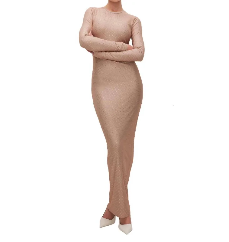 Great Deals, Just for You!Great Deals, Just for You!Smooth Matte Maxi Dress In Brown Great Deals, Just for You!Great Deals, Just for You!Smooth Matte Maxi Dress In Brown