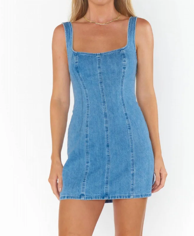 Hurry! While Supplies Last!Hurry! While Supplies Last!Steph Mini Dress In Blue