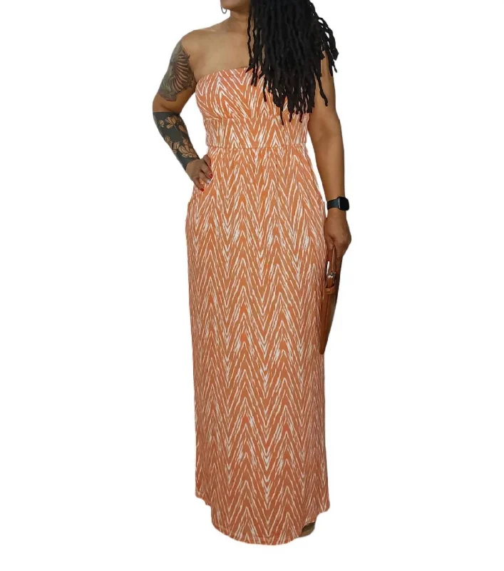 Your Wallet Will Thank You!Your Wallet Will Thank You!Strapless Maxi Dress In Coral Your Wallet Will Thank You!Your Wallet Will Thank You!Strapless Maxi Dress In Coral