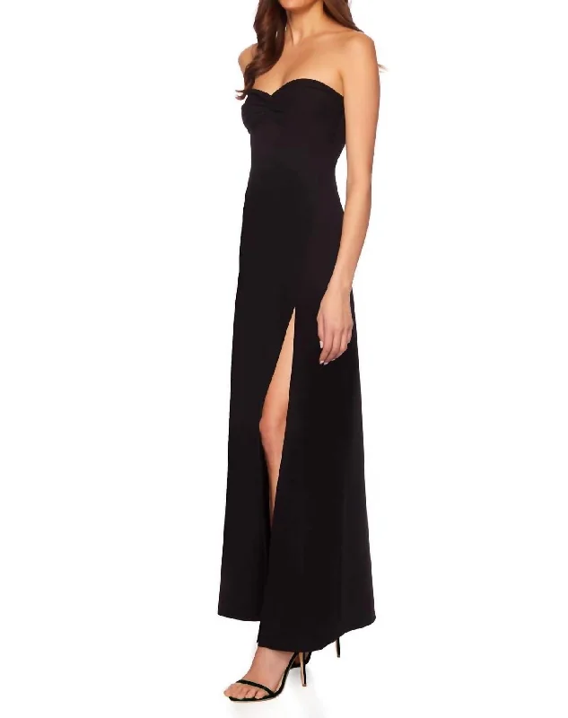 Buy More, Save More!Buy More, Save More!Tiwst Front Maxi Dress In Black