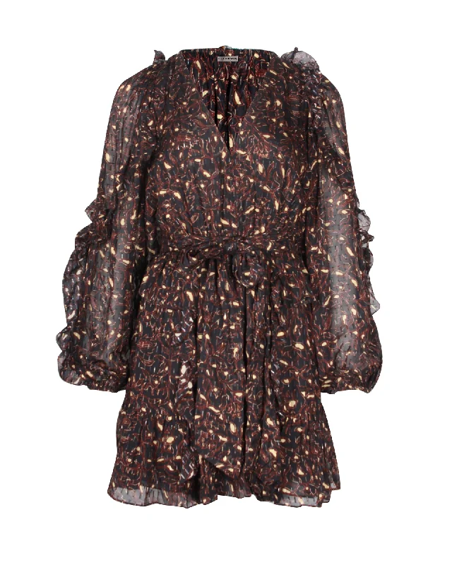 One Day Only – Huge Savings!One Day Only – Huge Savings!Ulla Johnson Maita Printed Mini Dress in Multicolor Silk