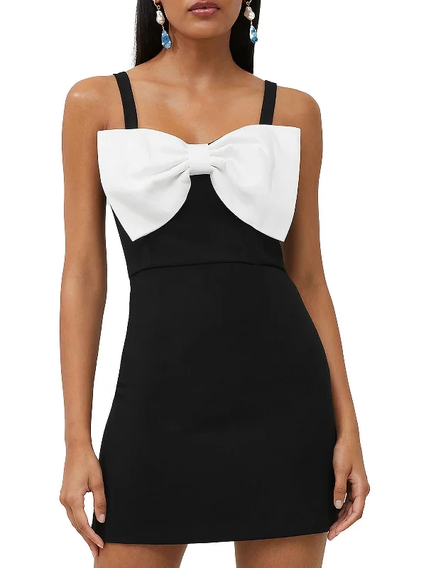 Buy One, Get One Free!Buy One, Get One Free!Whisper Womens Bow Short Mini Dress
