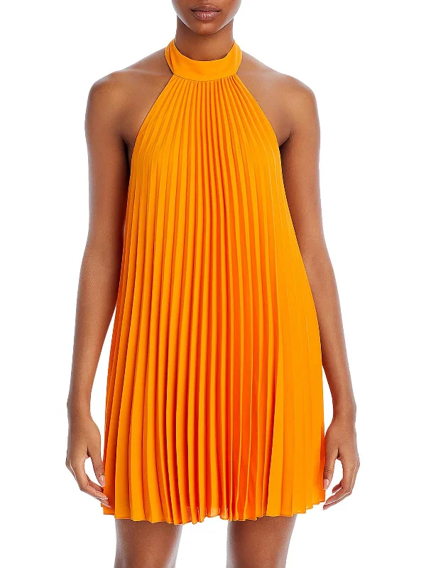 Instant Savings Await!Instant Savings Await!Womens Chiffon Self Tie Mini Dress