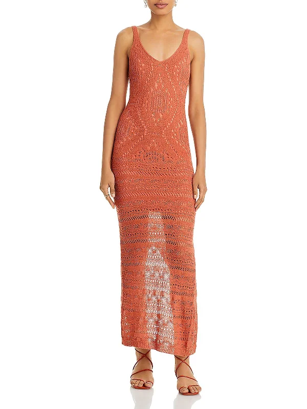 Great Deals, Just for You!Great Deals, Just for You!Womens Crochet Front Slit Maxi Dress Great Deals, Just for You!Great Deals, Just for You!Womens Crochet Front Slit Maxi Dress