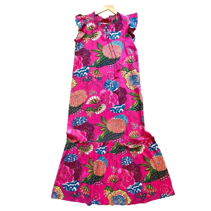 Get the Best for Less!Get the Best for Less!Women's Ella Maxi Dress With Ruffle In Pink Get the Best for Less!Get the Best for Less!Women's Ella Maxi Dress With Ruffle In Pink