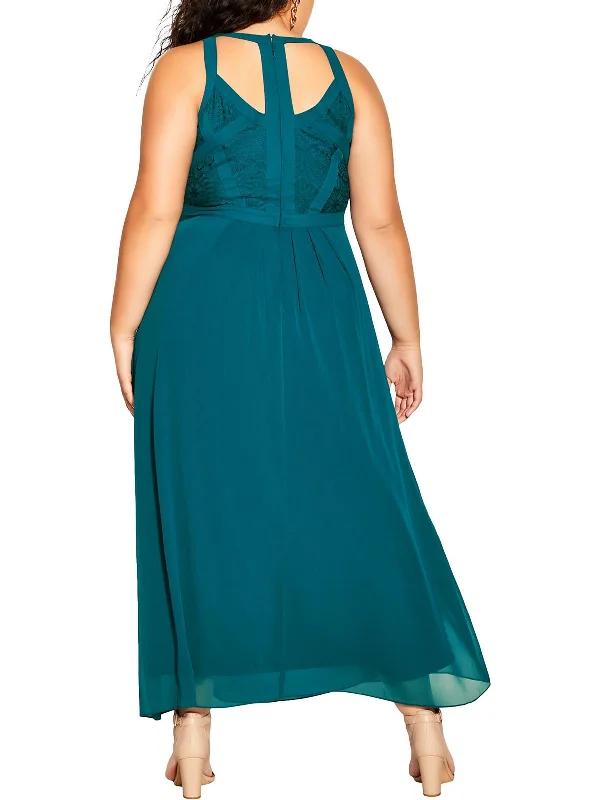 Get the Best for Less!Get the Best for Less!Womens Halter Lace Maxi Dress