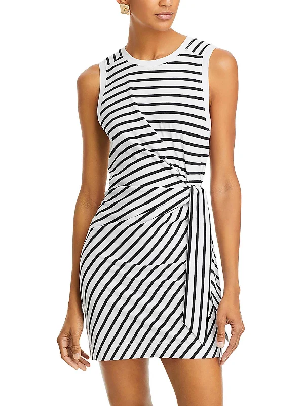 Get the Best for Less!Get the Best for Less!Womens Jersey Striped Mini Dress