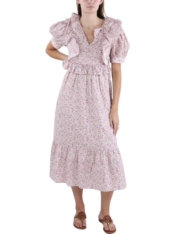 Buy One, Get One Free!Buy One, Get One Free!Womens Ruffled Long Maxi Dress