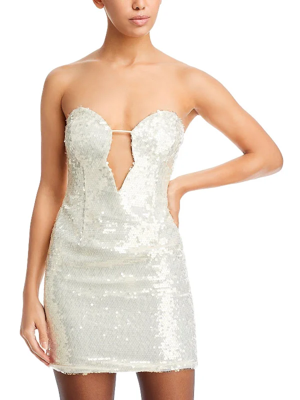Special Offer – Act Fast!Special Offer – Act Fast!Womens Sequined Mini Mini Dress