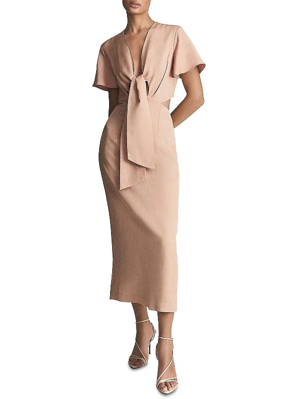 Hurry! While Supplies Last!Hurry! While Supplies Last!Womens Tie front Long Maxi Dress Hurry! While Supplies Last!Hurry! While Supplies Last!Womens Tie front Long Maxi Dress