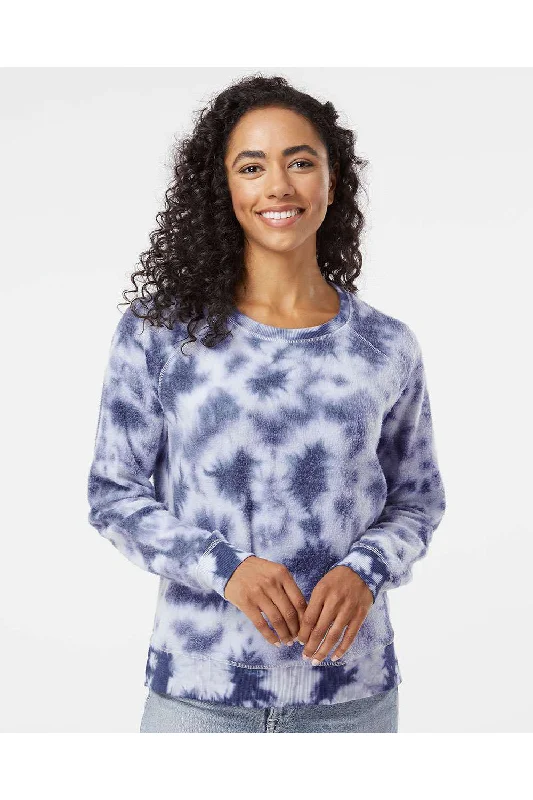 Buy One, Get One Free!Buy One, Get One Free!Boxercraft Womens Fleece Out Crewneck Sweatshirt - Navy Blue Tie-Dye Buy One, Get One Free!Buy One, Get One Free!Boxercraft Womens Fleece Out Crewneck Sweatshirt - Navy Blue Tie-Dye