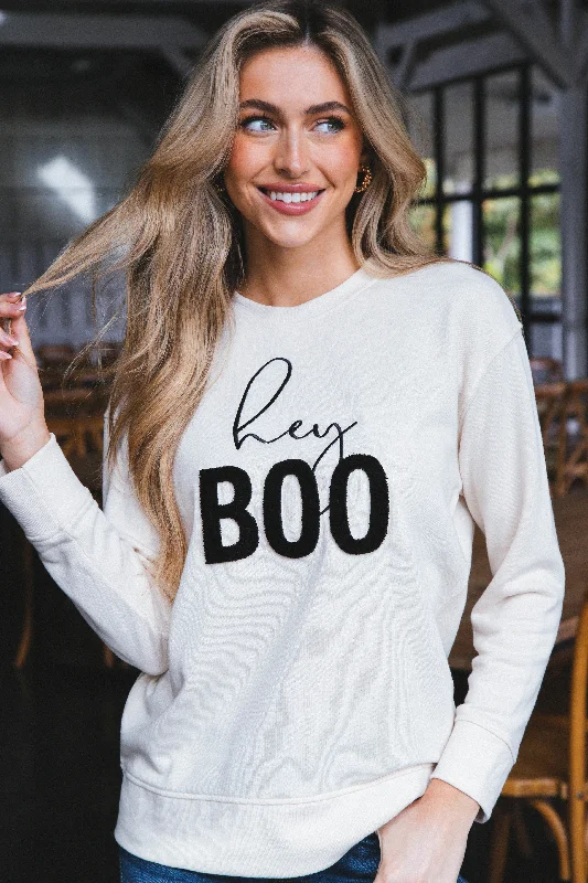 Massive Price Cuts!Massive Price Cuts!Savannah Hey Boo Sweatshirt, Putty