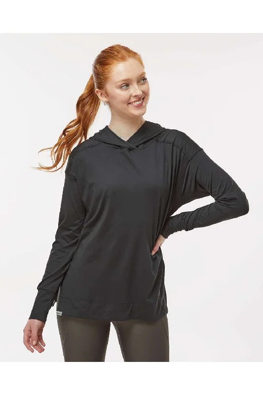Exclusive Offers You’ll Love!Exclusive Offers You’ll Love!Holloway Womens Eco Revive Ventura Moisture Wicking Hooded Sweatshirt Hoodie - Black - NEW