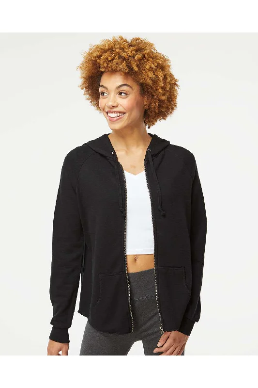 Shop Early, Save Big!Shop Early, Save Big!Independent Trading Co. Womens California Wave Wash Full Zip Hooded Sweatshirt Hoodie - Black - NEW Shop Early, Save Big!Shop Early, Save Big!Independent Trading Co. Womens California Wave Wash Full Zip Hooded Sweatshirt Hoodie - Black - NEW