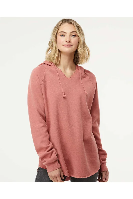 Hurry! While Supplies Last!Hurry! While Supplies Last!Independent Trading Co. Womens California Wave Wash Hooded Sweatshirt Hoodie - Dusty Rose Pink - NEW Hurry! While Supplies Last!Hurry! While Supplies Last!Independent Trading Co. Womens California Wave Wash Hooded Sweatshirt Hoodie - Dusty Rose Pink - NEW