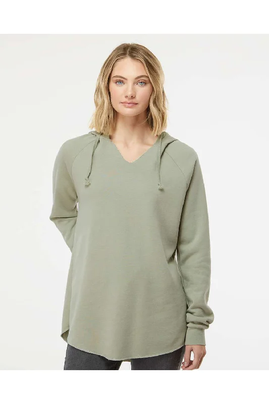 Save More with Every Purchase!Save More with Every Purchase!Independent Trading Co. Womens California Wave Wash Hooded Sweatshirt Hoodie - Sage Green - NEW Save More with Every Purchase!Save More with Every Purchase!Independent Trading Co. Womens California Wave Wash Hooded Sweatshirt Hoodie - Sage Green - NEW