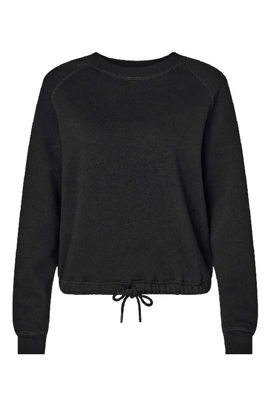 Save Like Never Before!Save Like Never Before!LAT Womens Relaxed Boxy Fleece Crewneck Sweatshirt - Black - NEW Save Like Never Before!Save Like Never Before!LAT Womens Relaxed Boxy Fleece Crewneck Sweatshirt - Black - NEW
