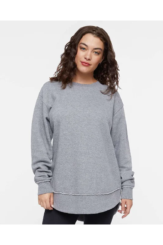 Time to Snag a Bargain!Time to Snag a Bargain!LAT Womens Weekend Fleece Crewneck Sweatshirt - Heather Granite Grey - NEW Time to Snag a Bargain!Time to Snag a Bargain!LAT Womens Weekend Fleece Crewneck Sweatshirt - Heather Granite Grey - NEW