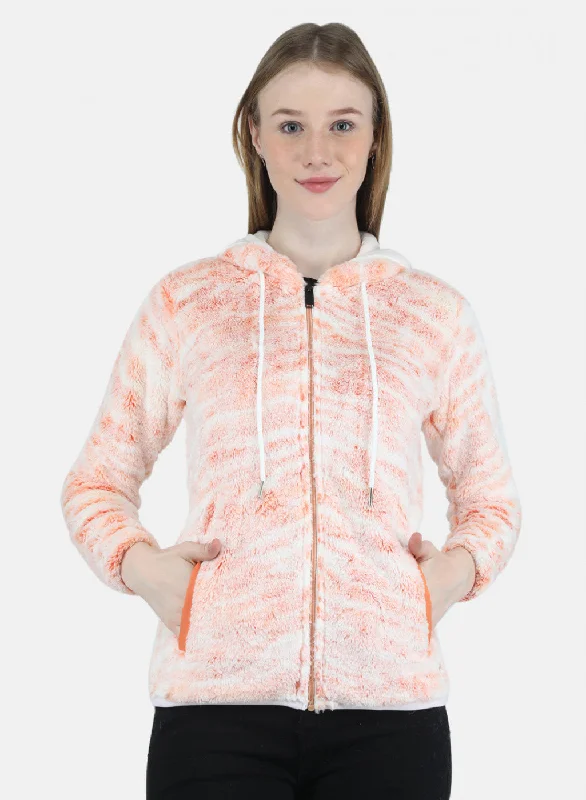 Flash Deals – Act Quickly!Women Orange Solid Sweatshirt