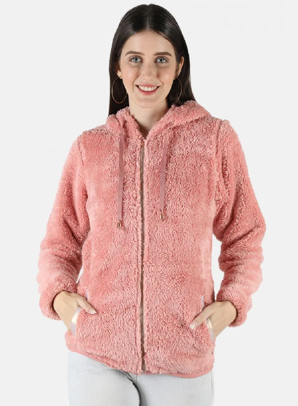 Don’t Wait – Shop Today!Women Pink Solid Sweatshirt