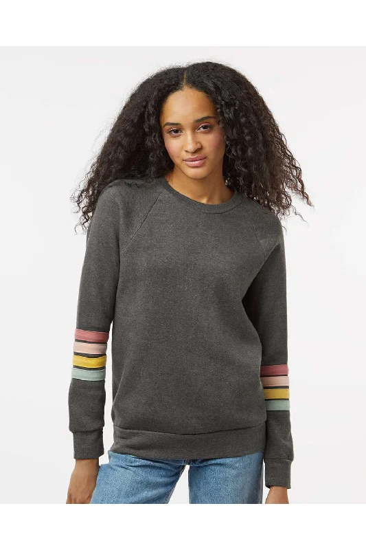 Your Exclusive Offer Awaits!Your Exclusive Offer Awaits!MV Sport Womens Striped Sleeves Crewneck Sweatshirt - Charcoal Grey - NEW Your Exclusive Offer Awaits!Your Exclusive Offer Awaits!MV Sport Womens Striped Sleeves Crewneck Sweatshirt - Charcoal Grey - NEW