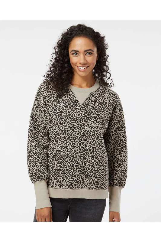 Save More Than Ever!Save More Than Ever!MV Sport Womens Sueded Fleece Crewneck Sweatshirt - Atmosphere/Black Leopard - NEW Save More Than Ever!Save More Than Ever!MV Sport Womens Sueded Fleece Crewneck Sweatshirt - Atmosphere/Black Leopard - NEW
